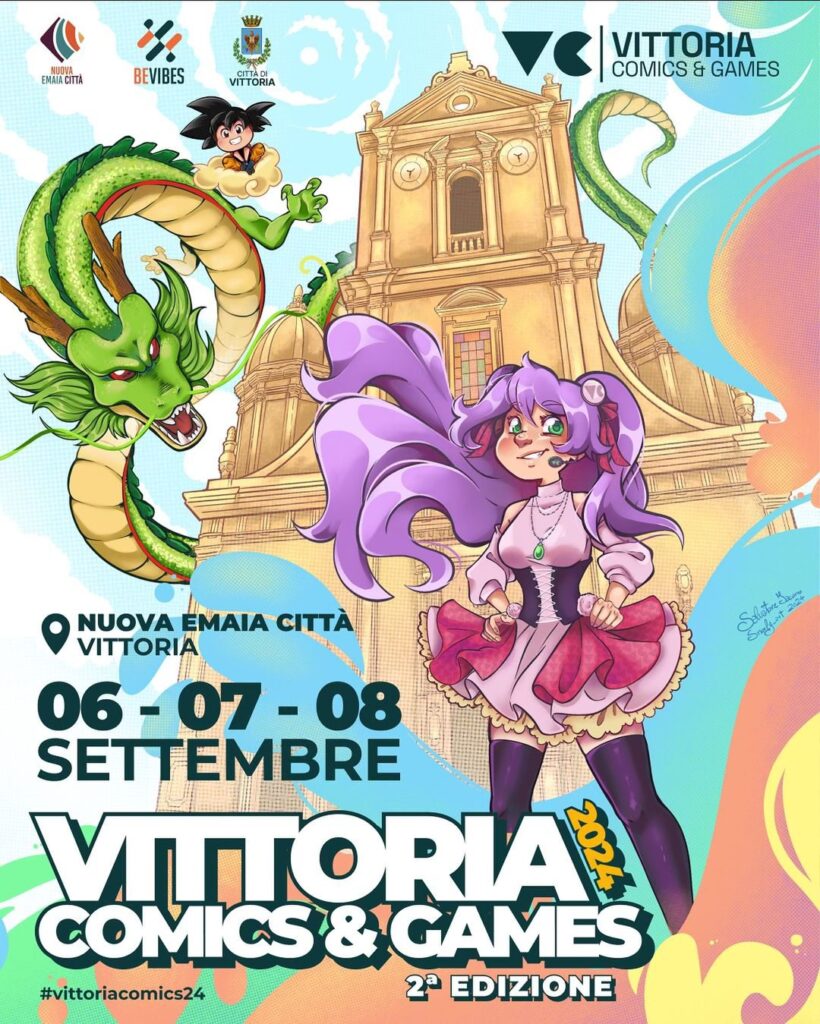 locandina vittoria comics & games